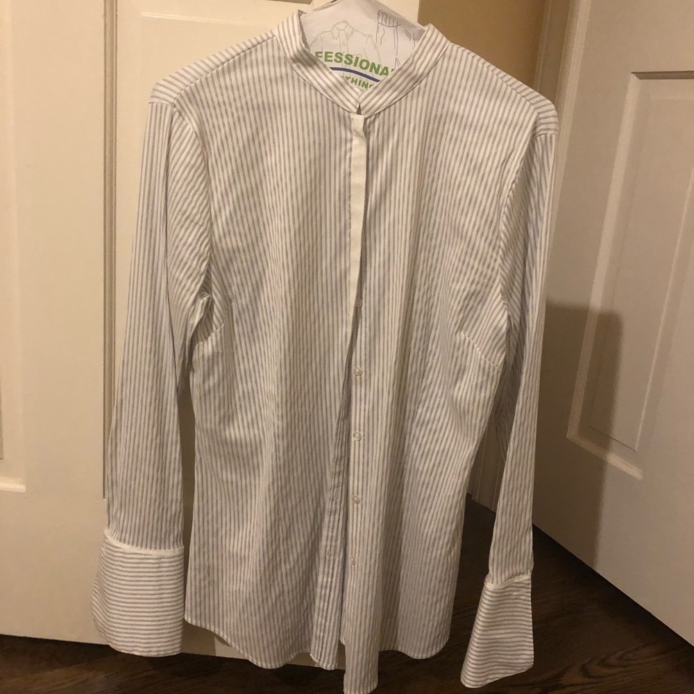 Women’s Collarless Button Down - image 1